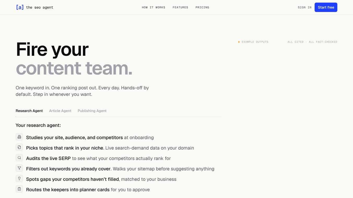 The SEO Agent