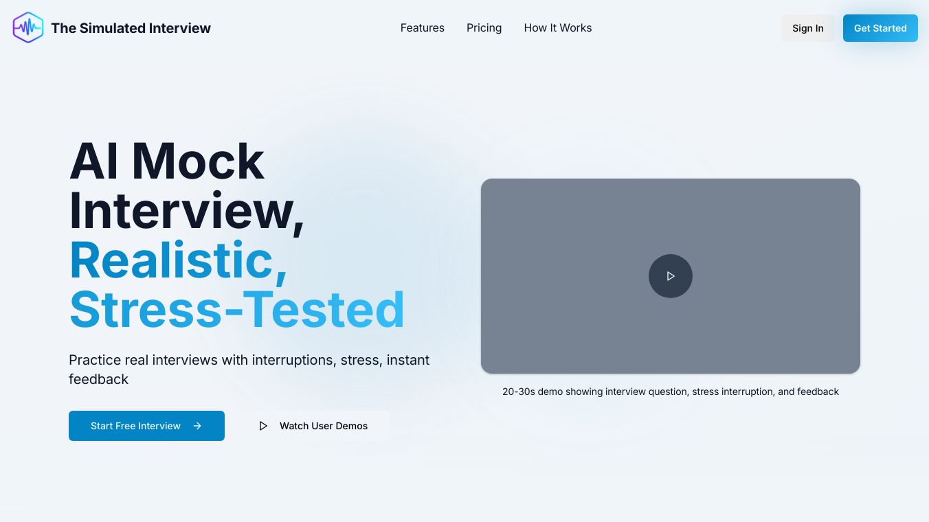 The Simulated Interview