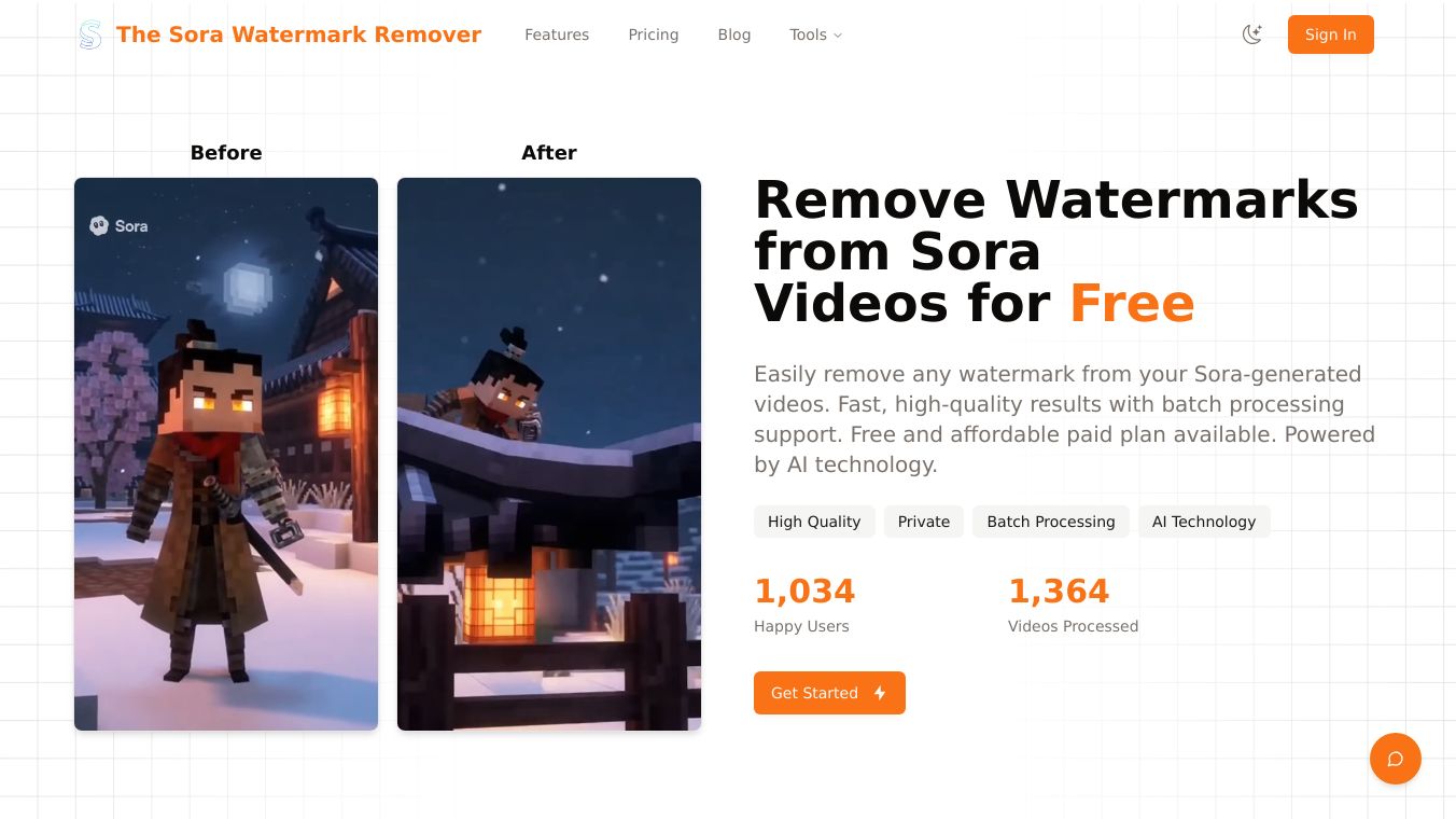 The Sora Watermark Remover