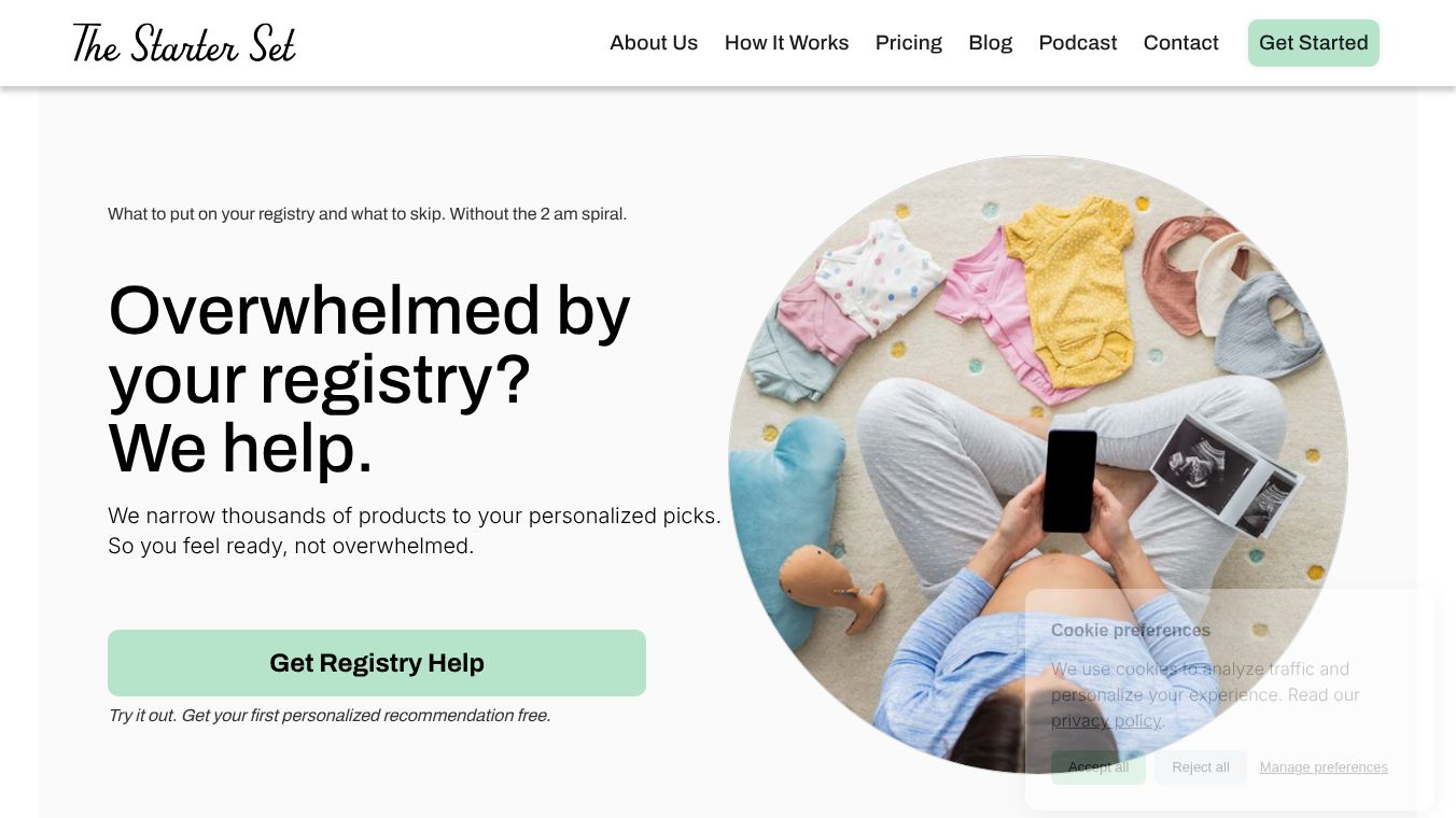 The Starter Set | AI Baby Registry Help
