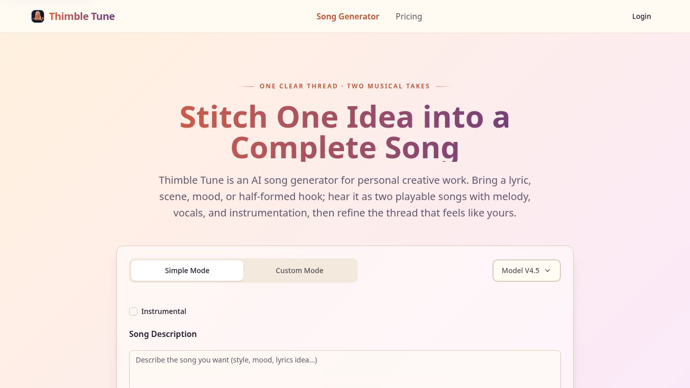 Thimble Tune