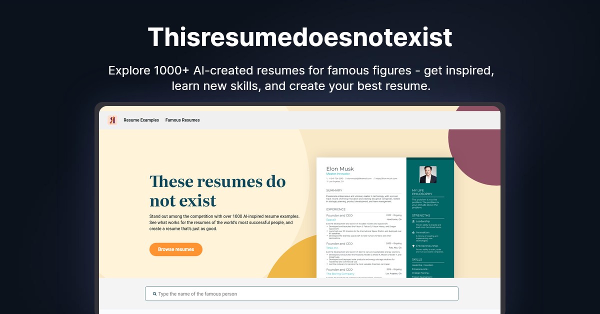 This Resume Does Not Exist