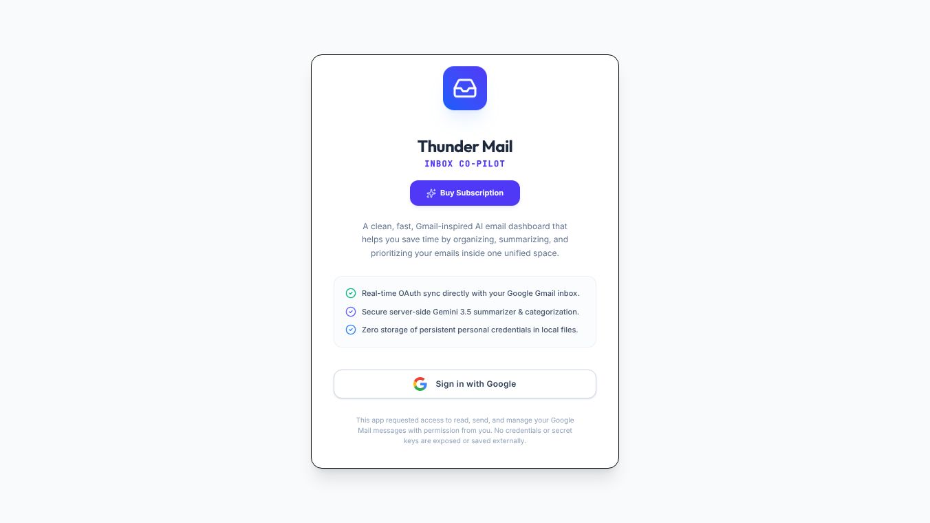 Thunder Mail