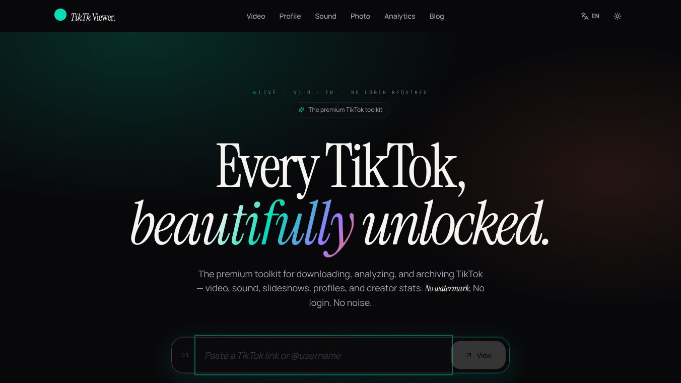 TikTk Viewer