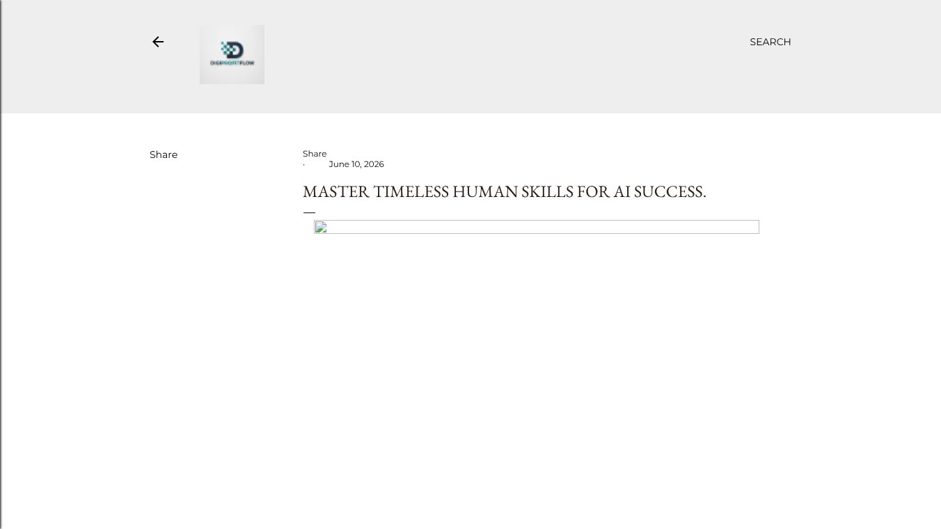 Timeless Human Skills for AI Success.