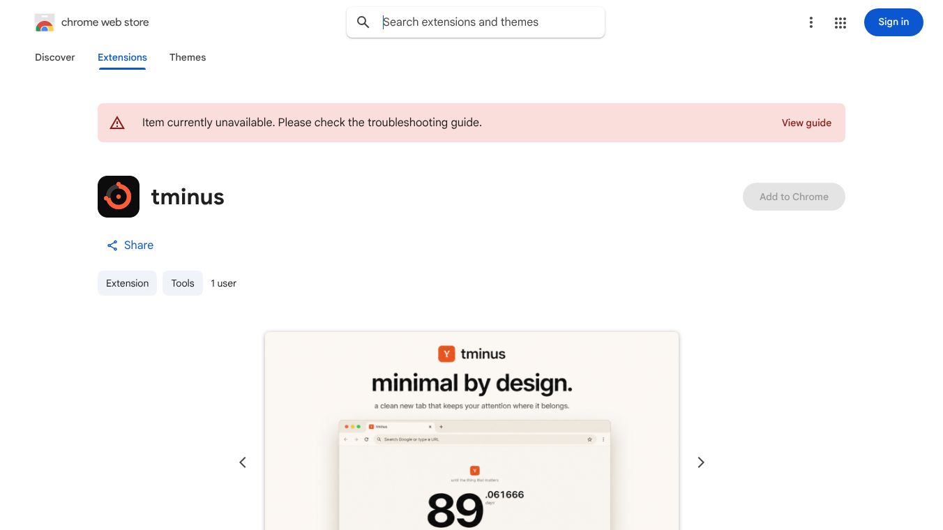 tminus