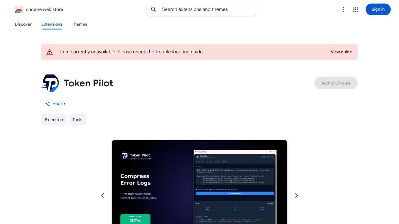 Token Pilot