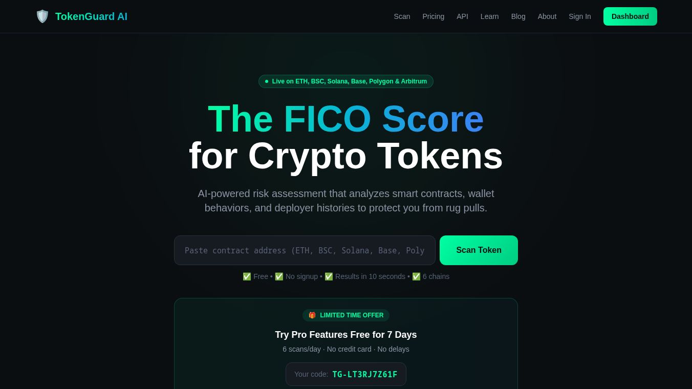 TokenGuard AI