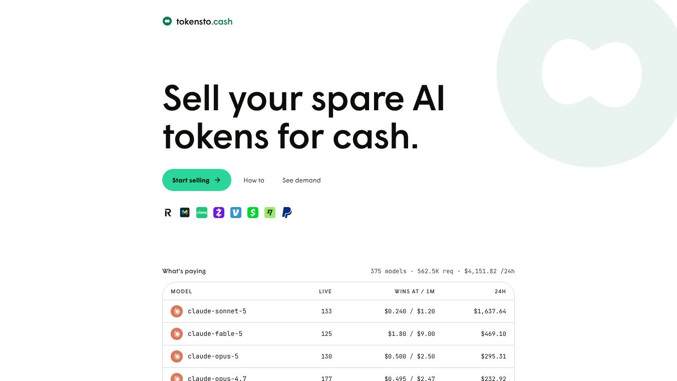 tokensto.cash