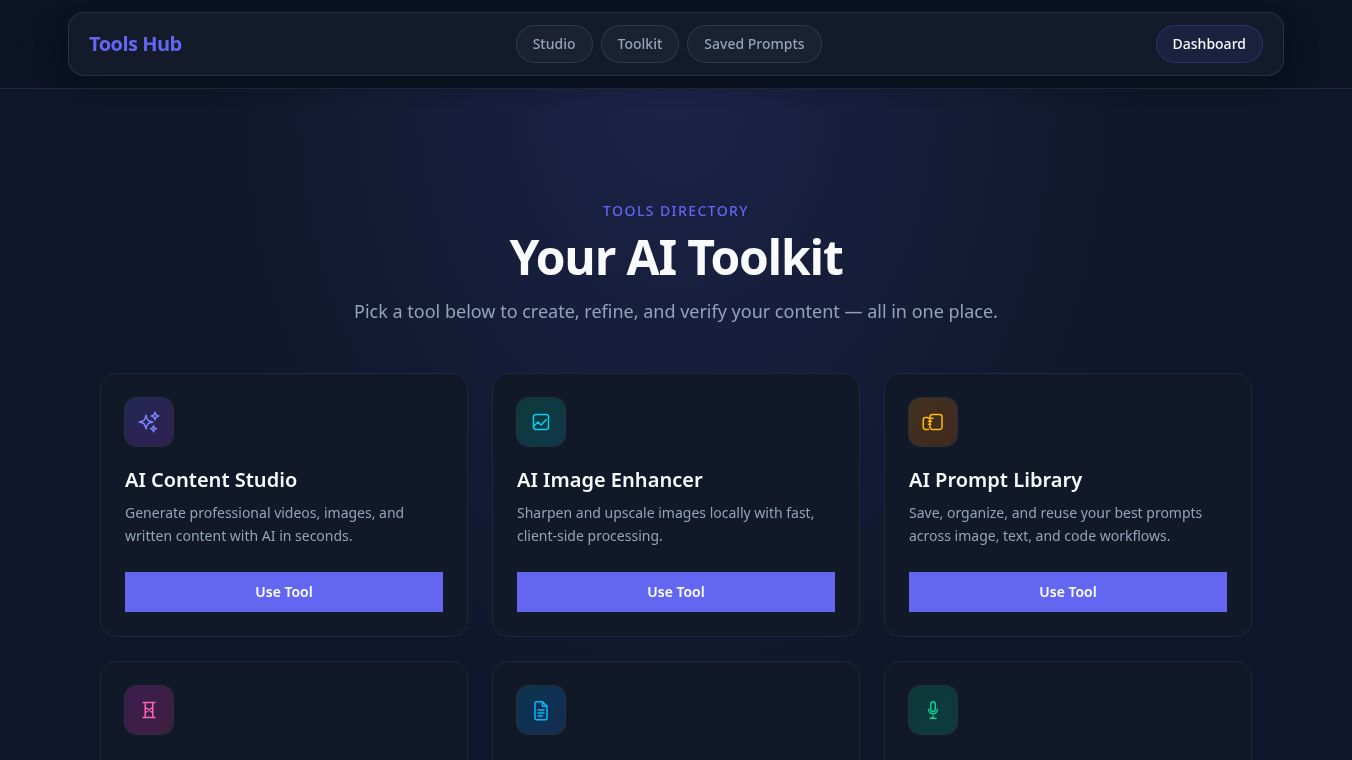 ToolHub Studio