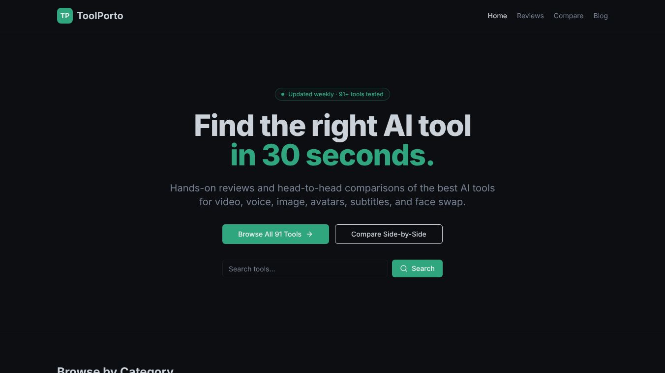 ToolPorto — Honest AI Tool Reviews