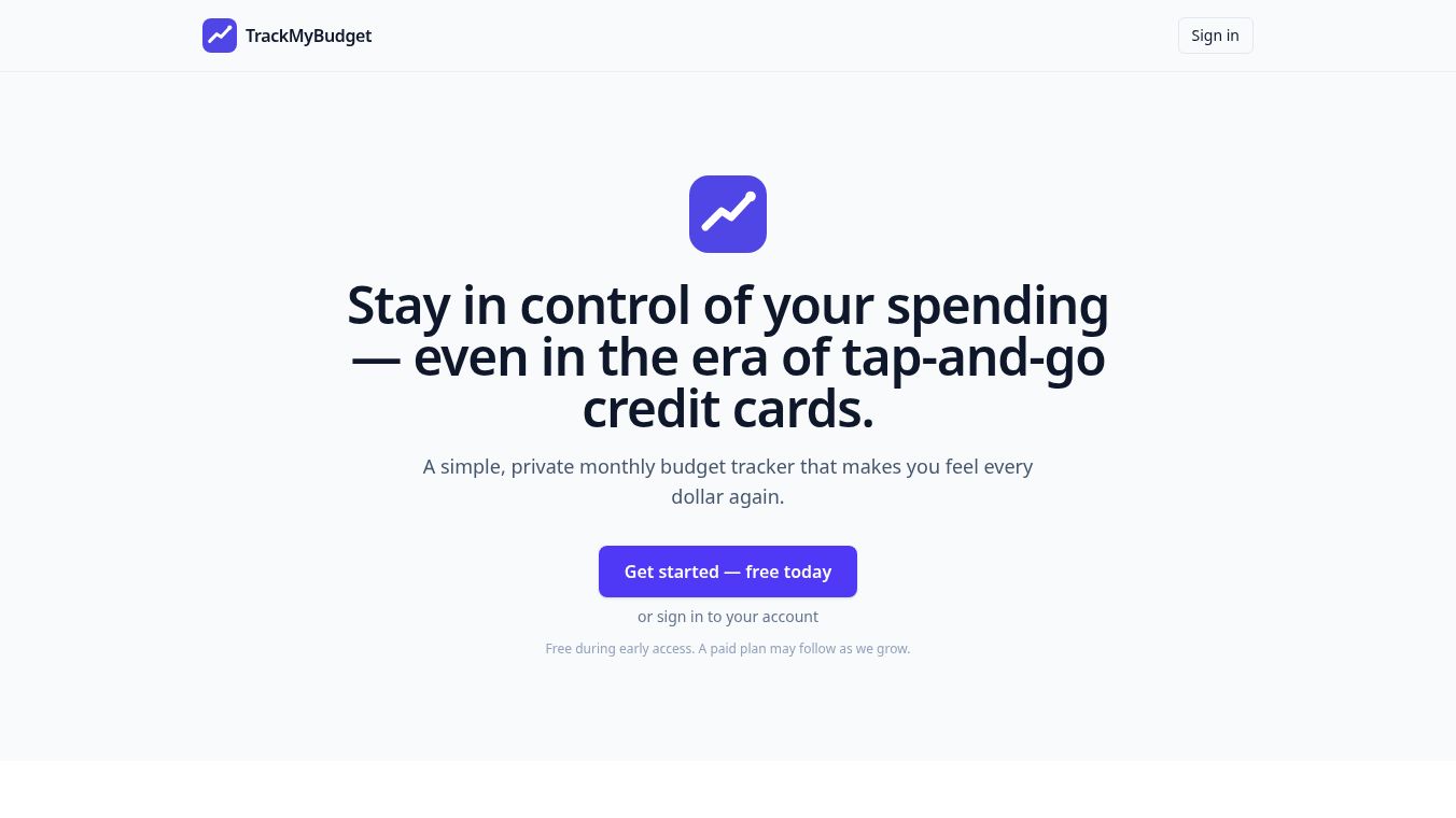 TrackMyBudget