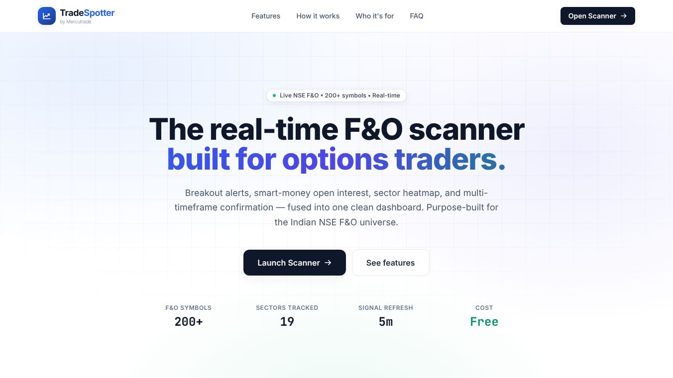 Trade Spotter by Mercutrade