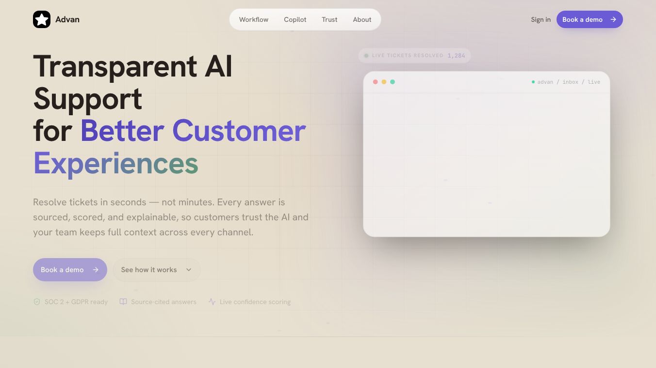 Transparent AI Customer Support