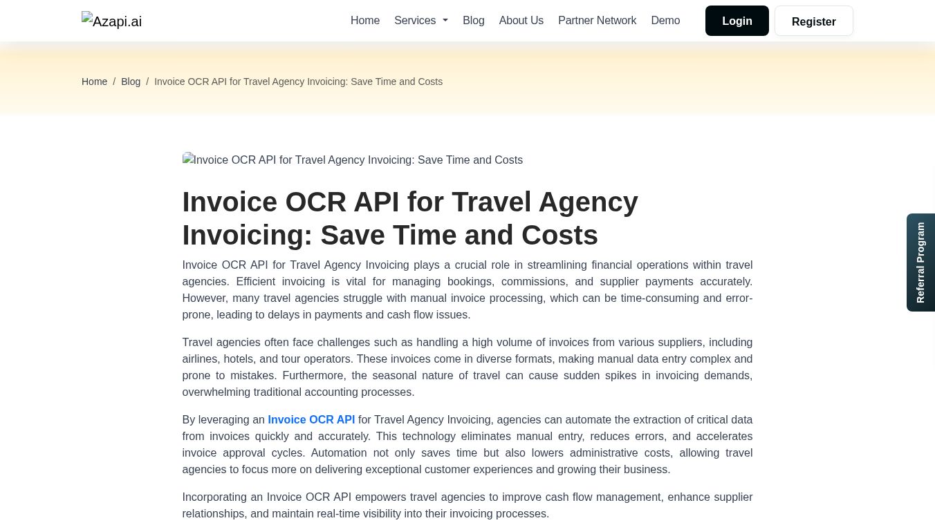 Travel Invoice OCR Automation