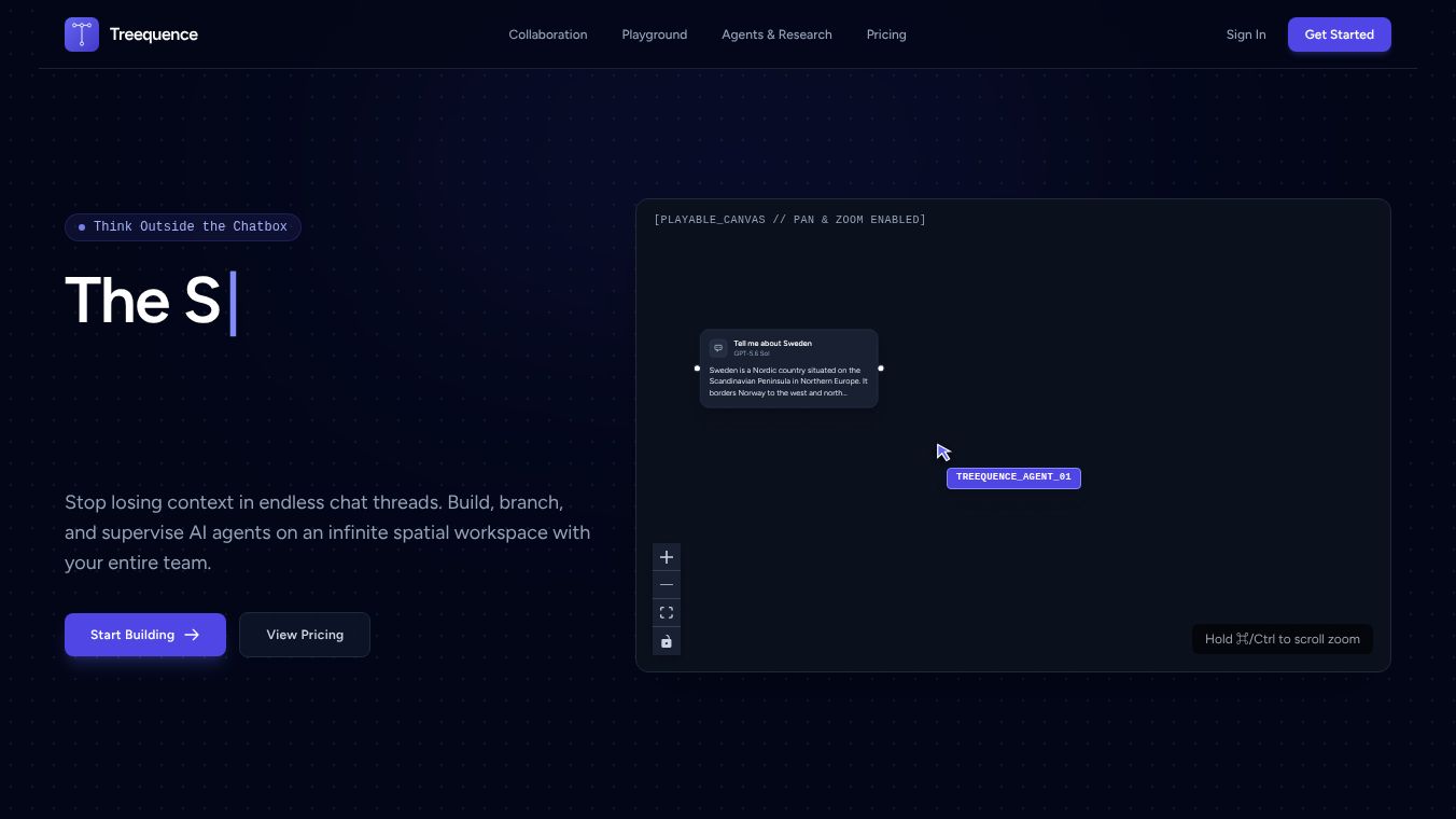 Treequence AI - Multiplayer Chat