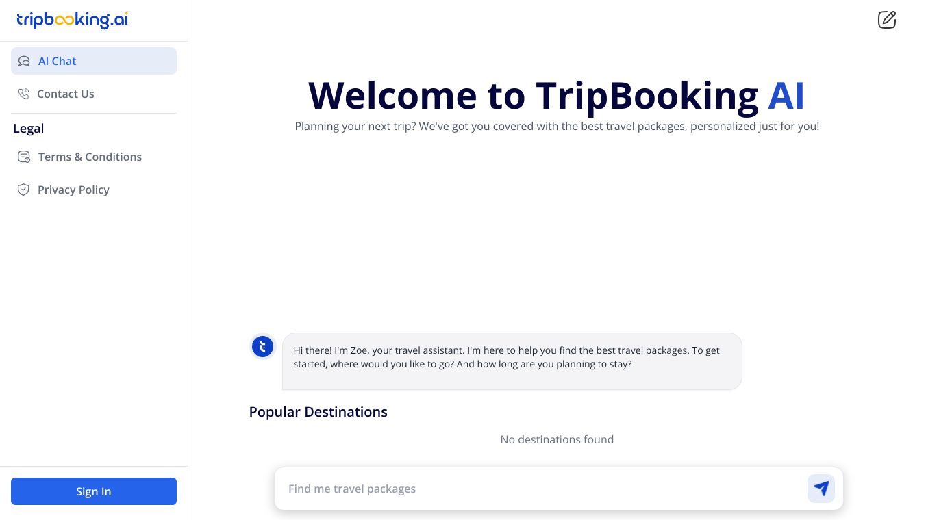 TripBooking Ai