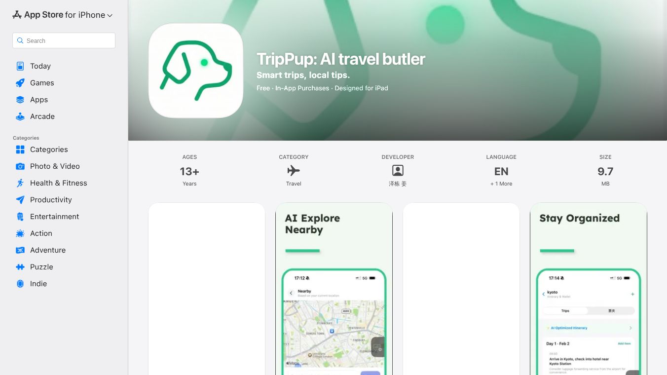 TrippUp: AI Travel Butler
