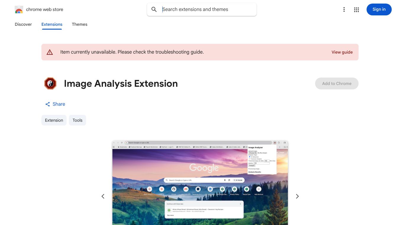 Truthlens AI Image analyzer