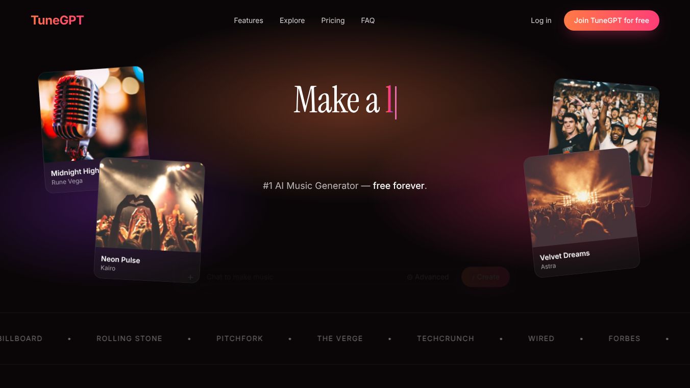 tunegpt.ai - AI music Generator