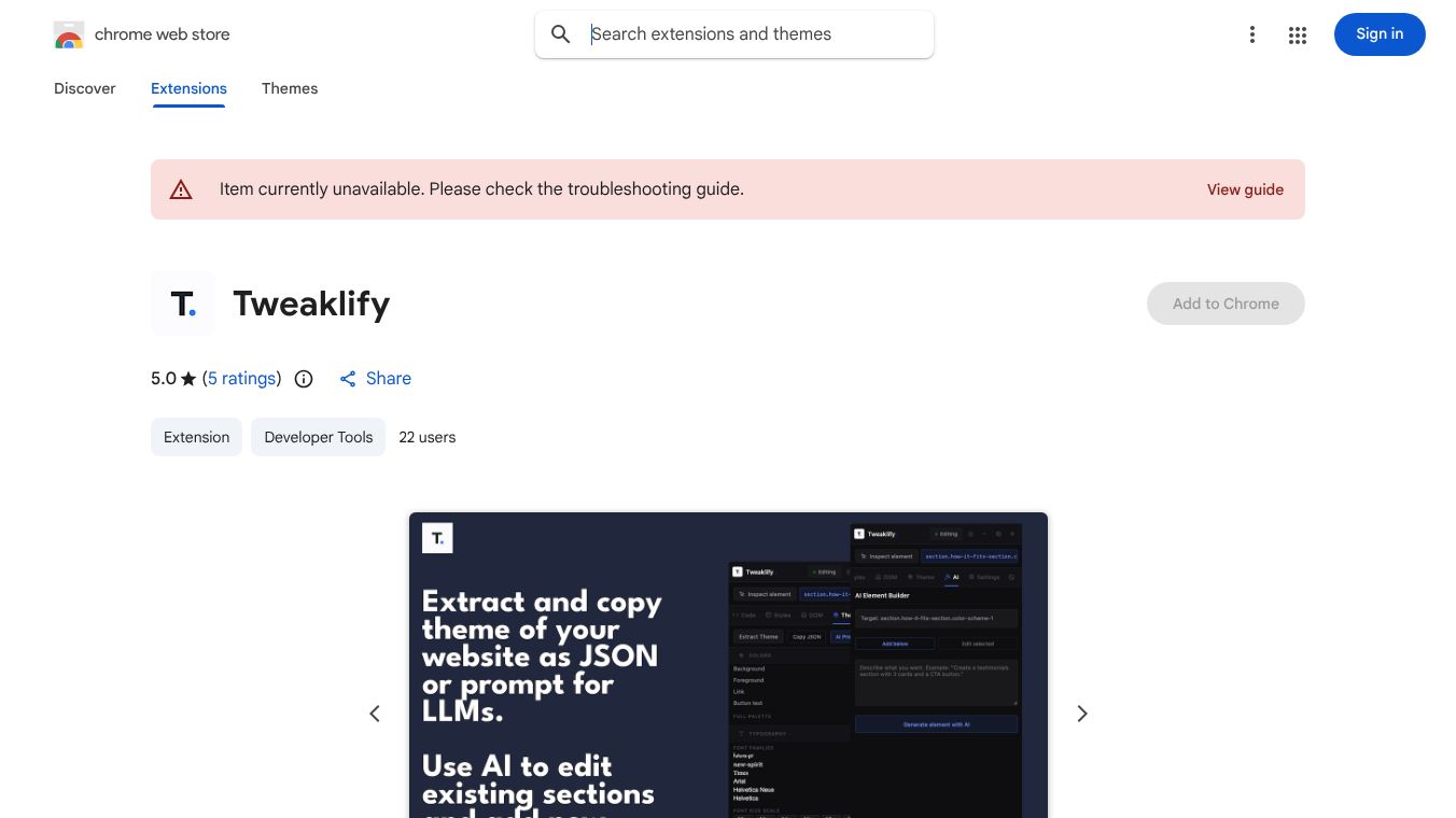 Tweaklify