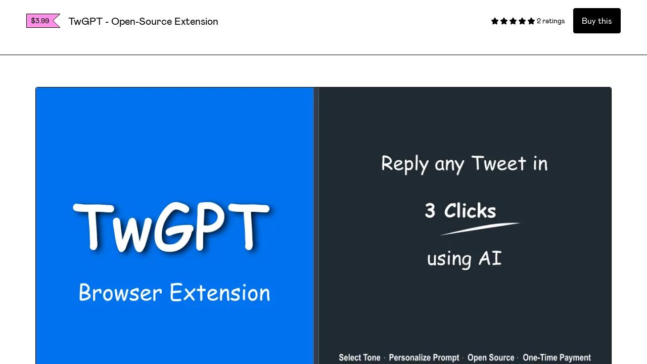 TwGPT (Open-Source Extension)