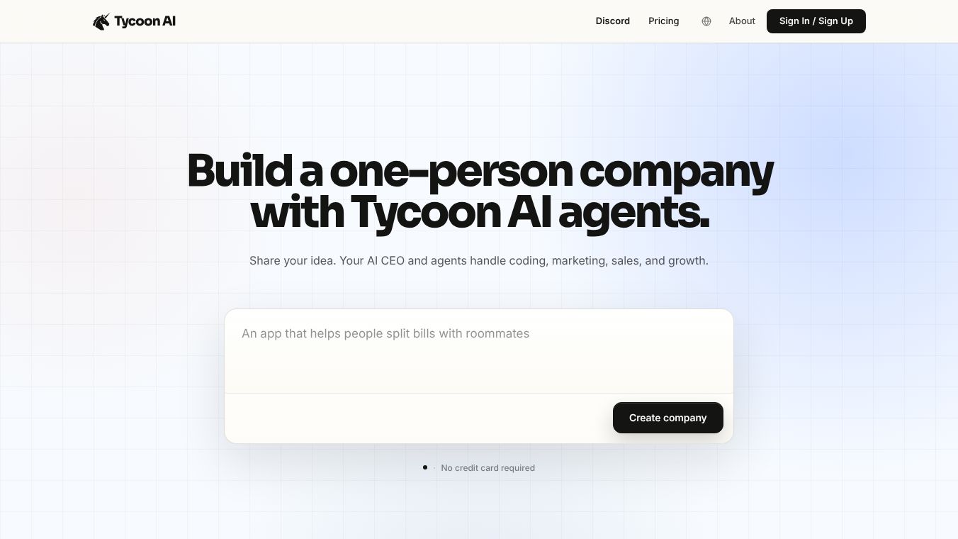 Tycoon AI