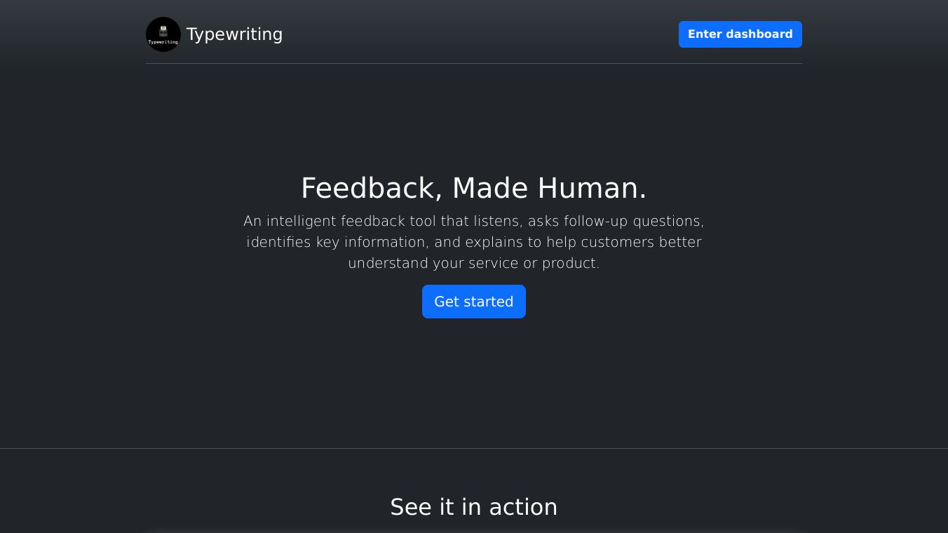 Typewriting AI