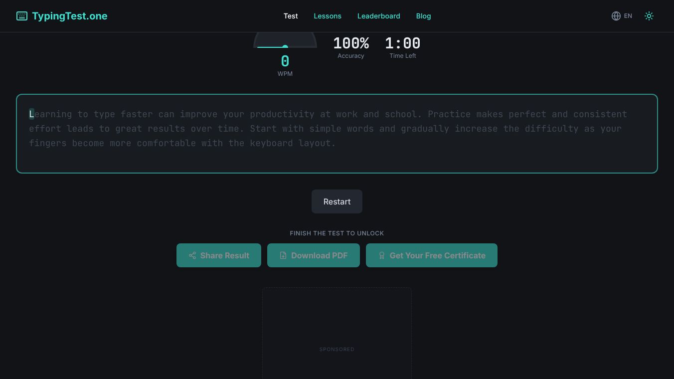 TypingTest.one