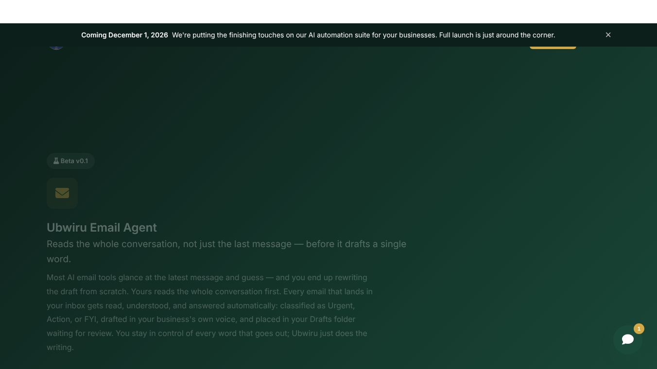 Ubwiru Email Agent