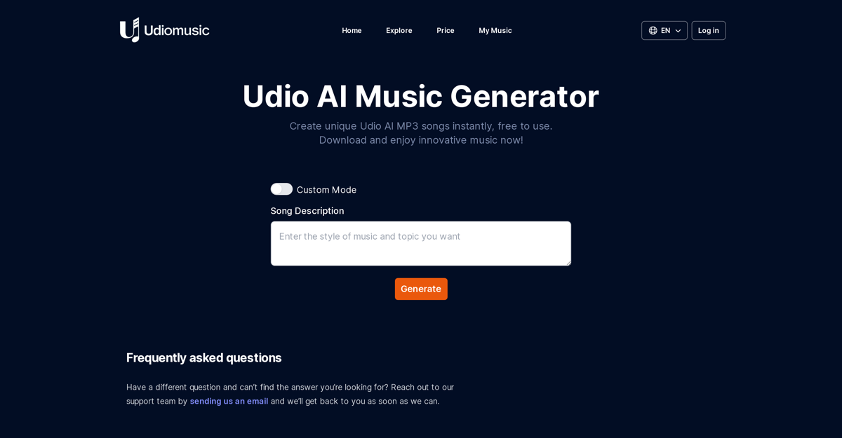 Udio AI Music Generator THEJO Ai Udio AI Music Generator THEJO Ai