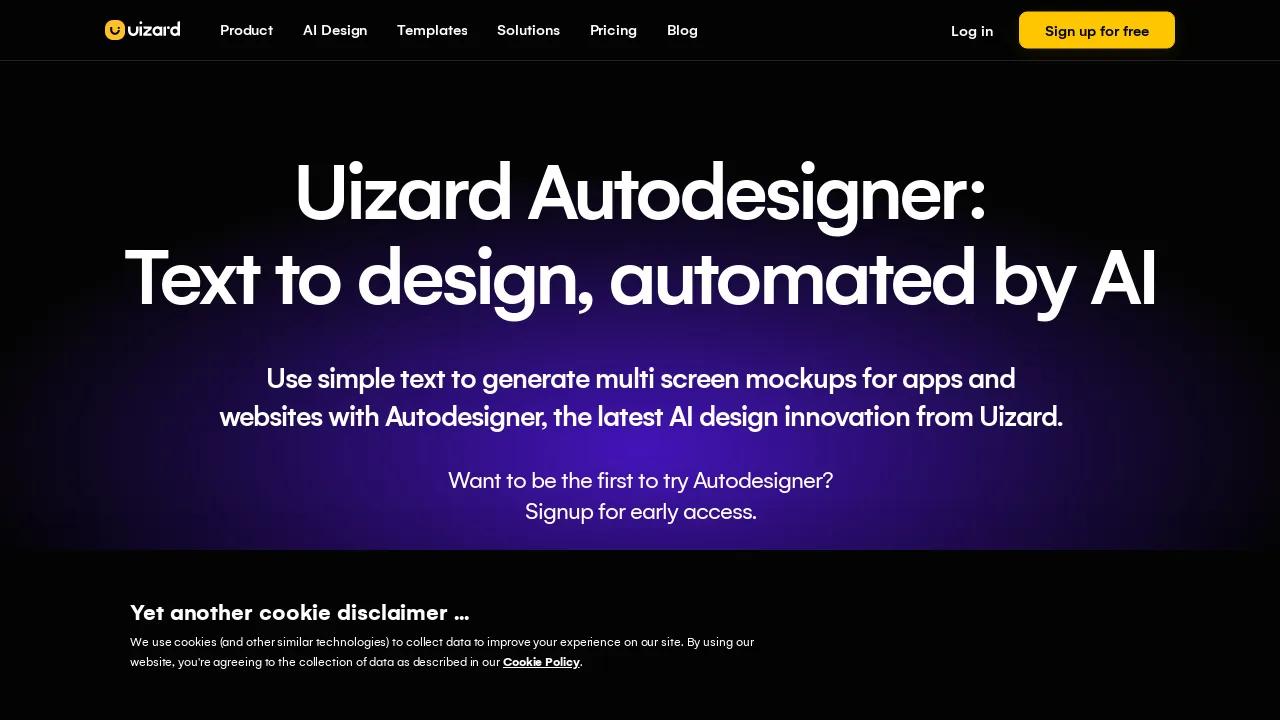 Uizard Autodesigner