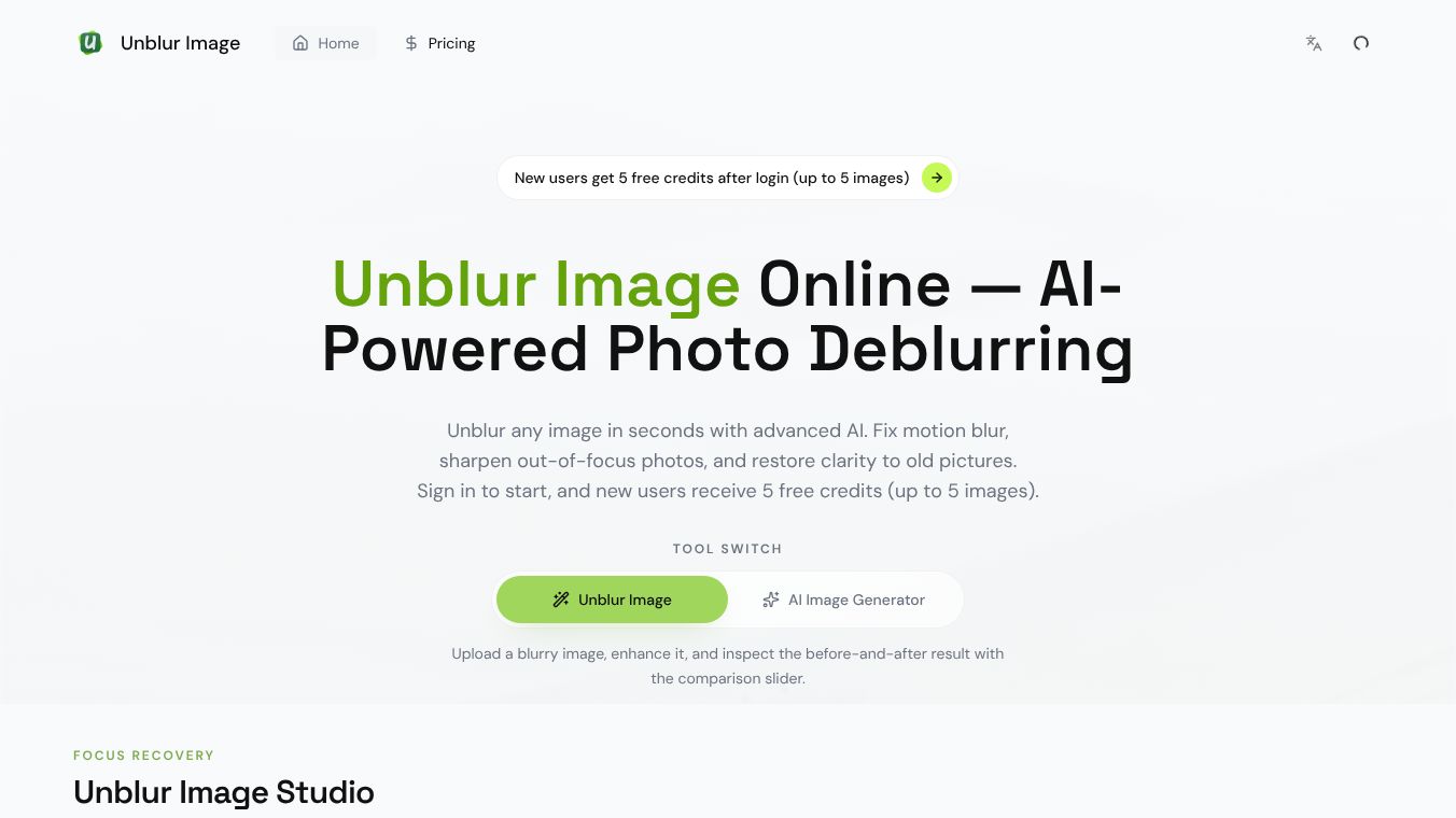 Unblur Image - io