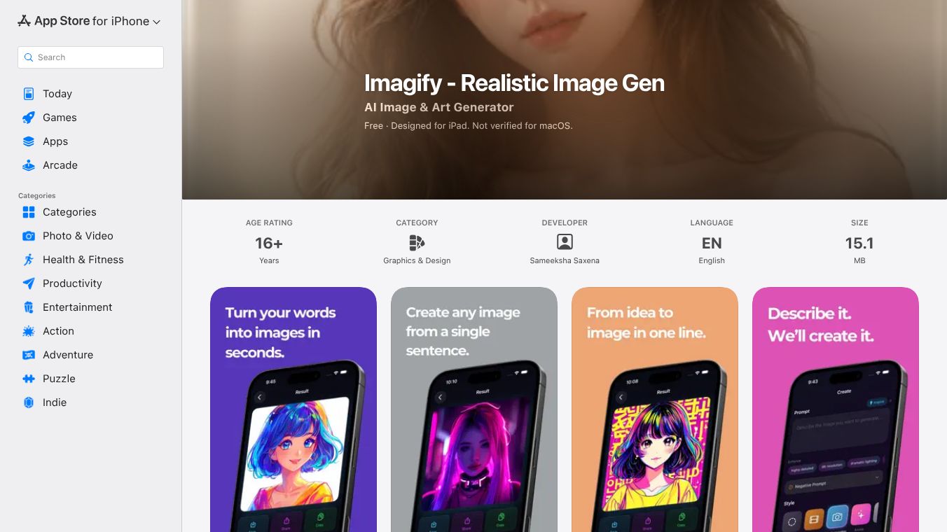 Uncensored Image Generator - Imagify