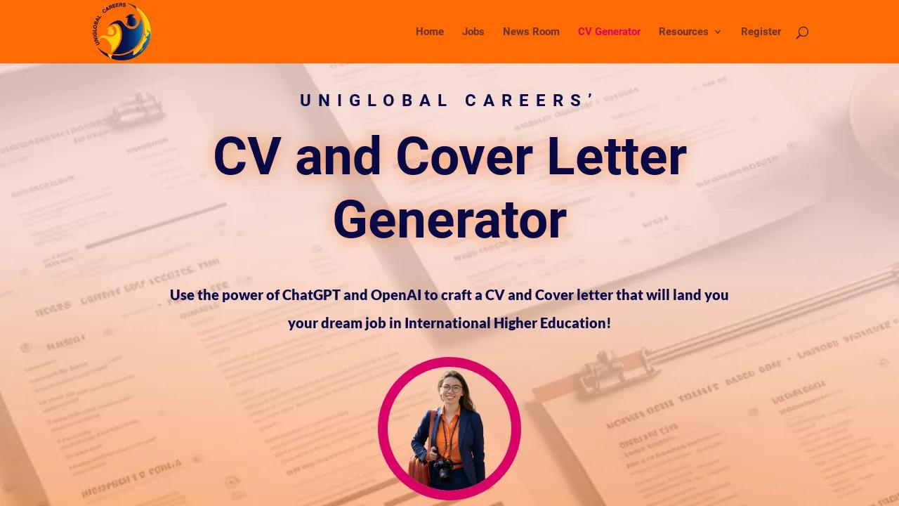 UniGlobal CV And Cover Letter Generator