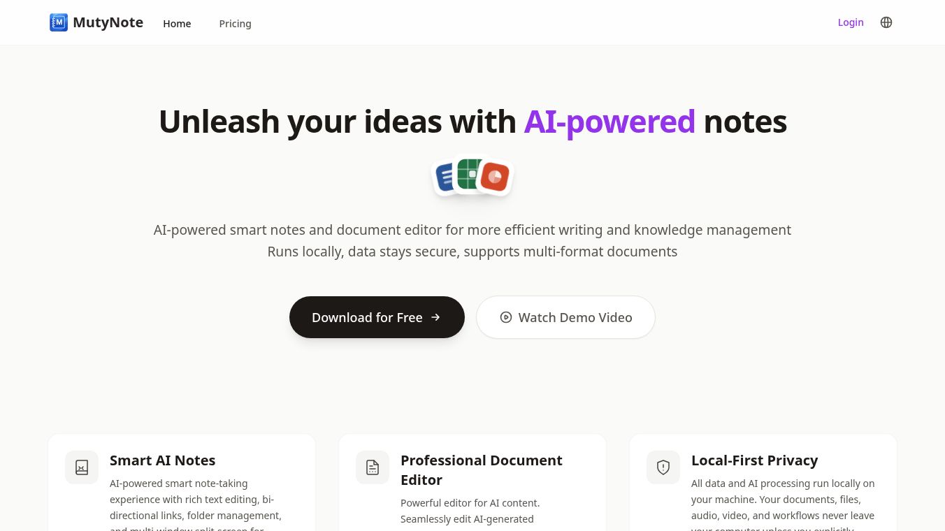 Unleash your ideas with AI-powered notes