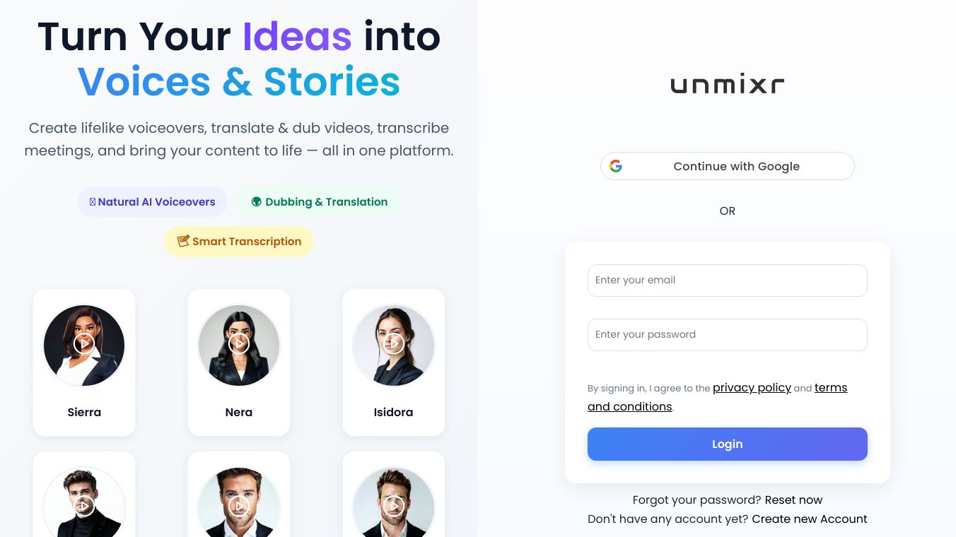 Unmixr AI - Voice Studio 4.0