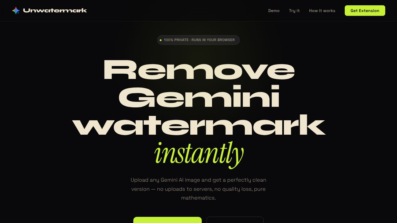 Unwatermark: Gemini AI