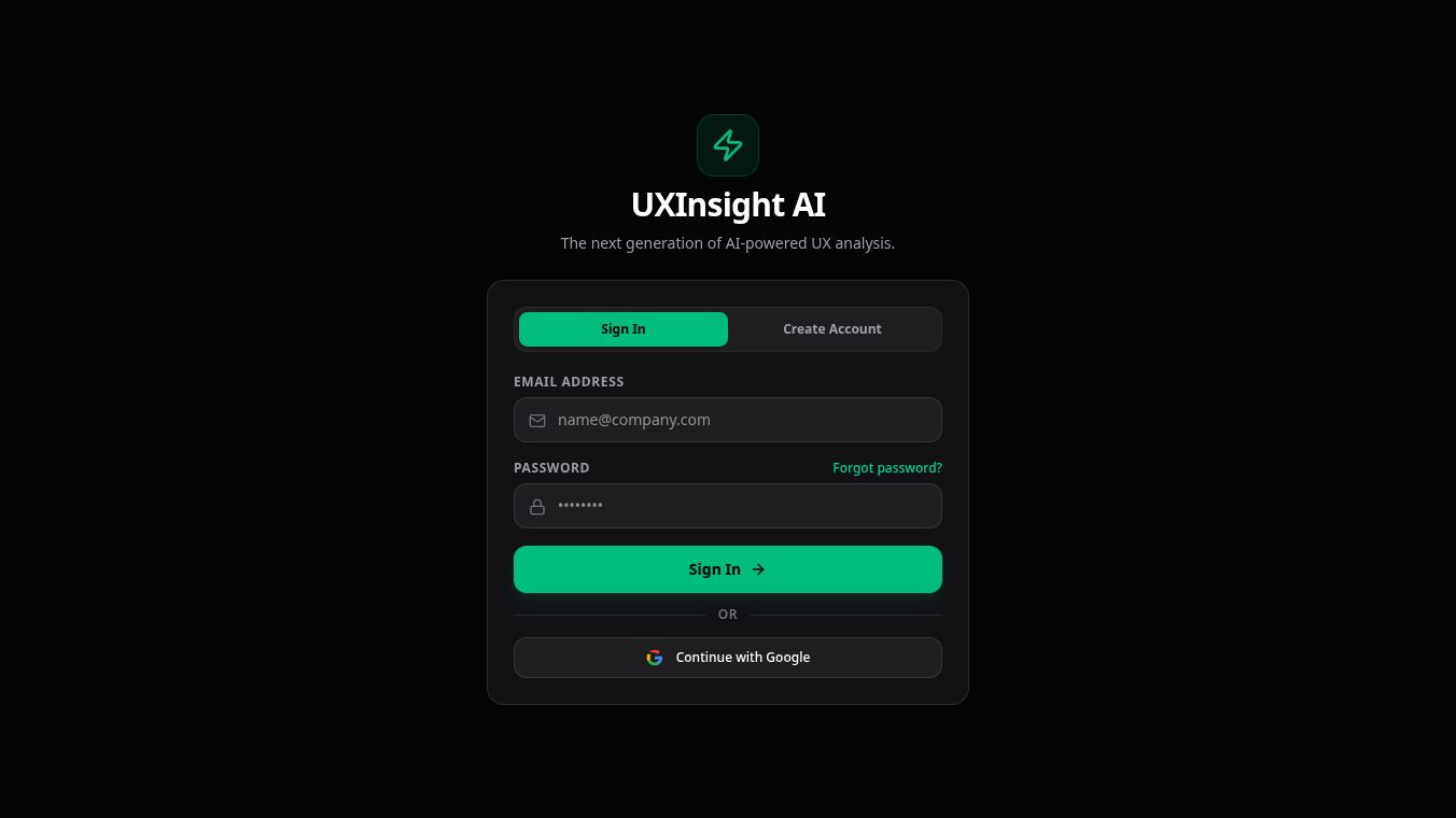 UserInsight AI-Powered UX Research