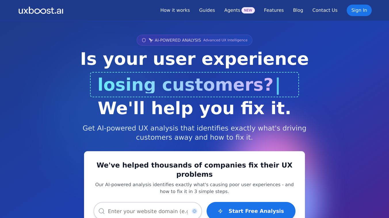 uxboost.ai - Boost your User Experience