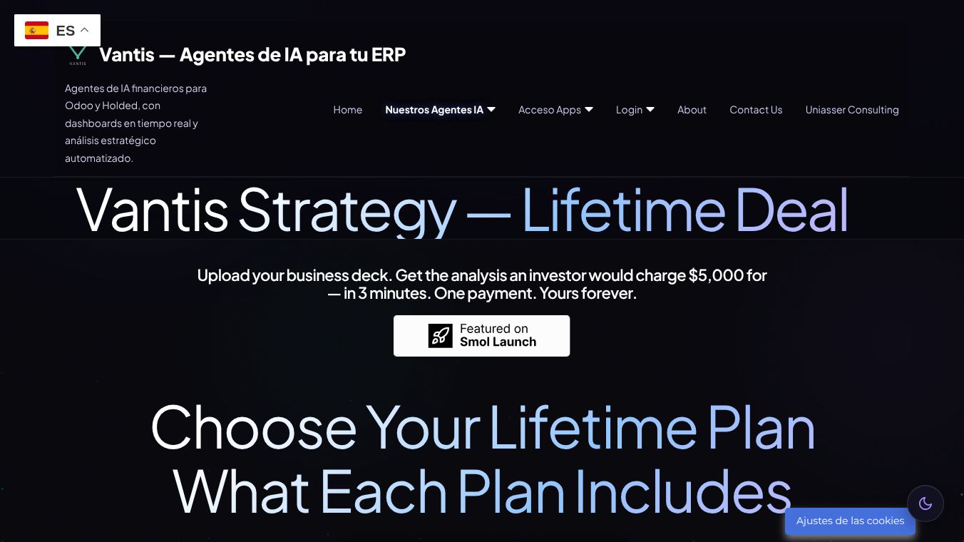 Vantis — Agentes de IA para tu ERP