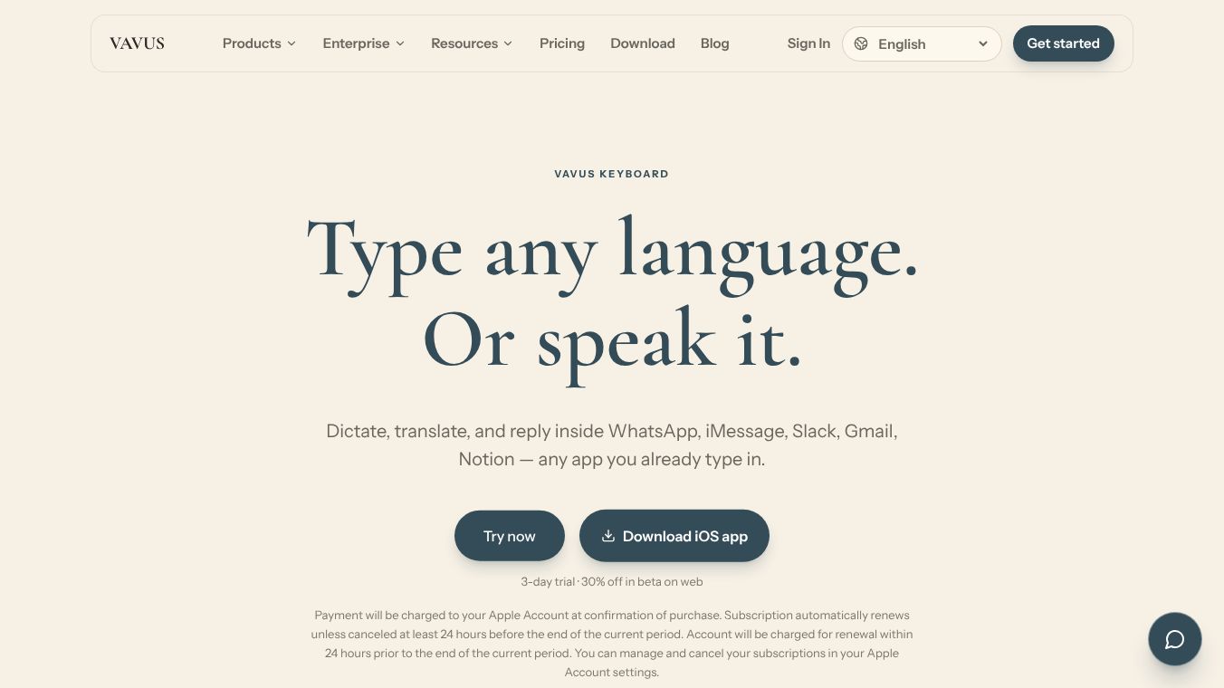 Vavus Keyboard - Desktop and Mobile