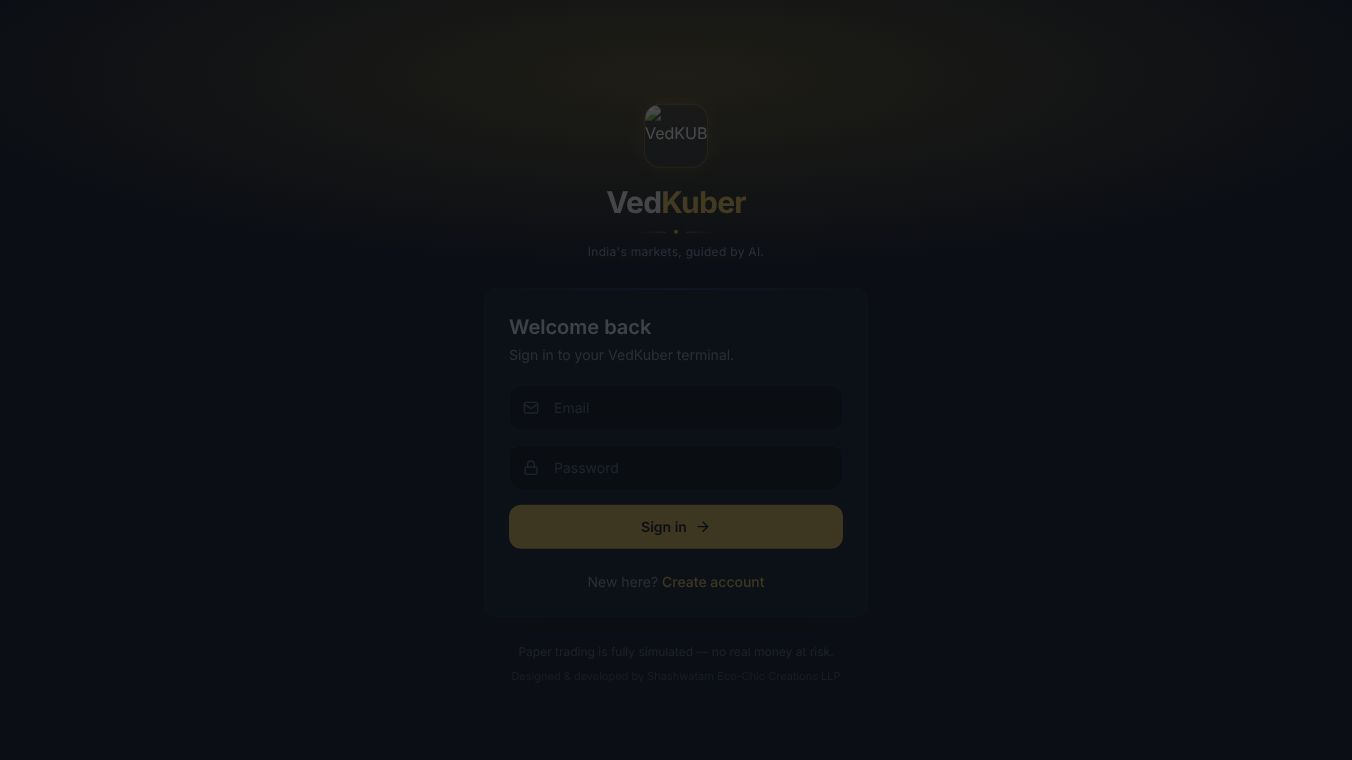 VedKuber Finance AI