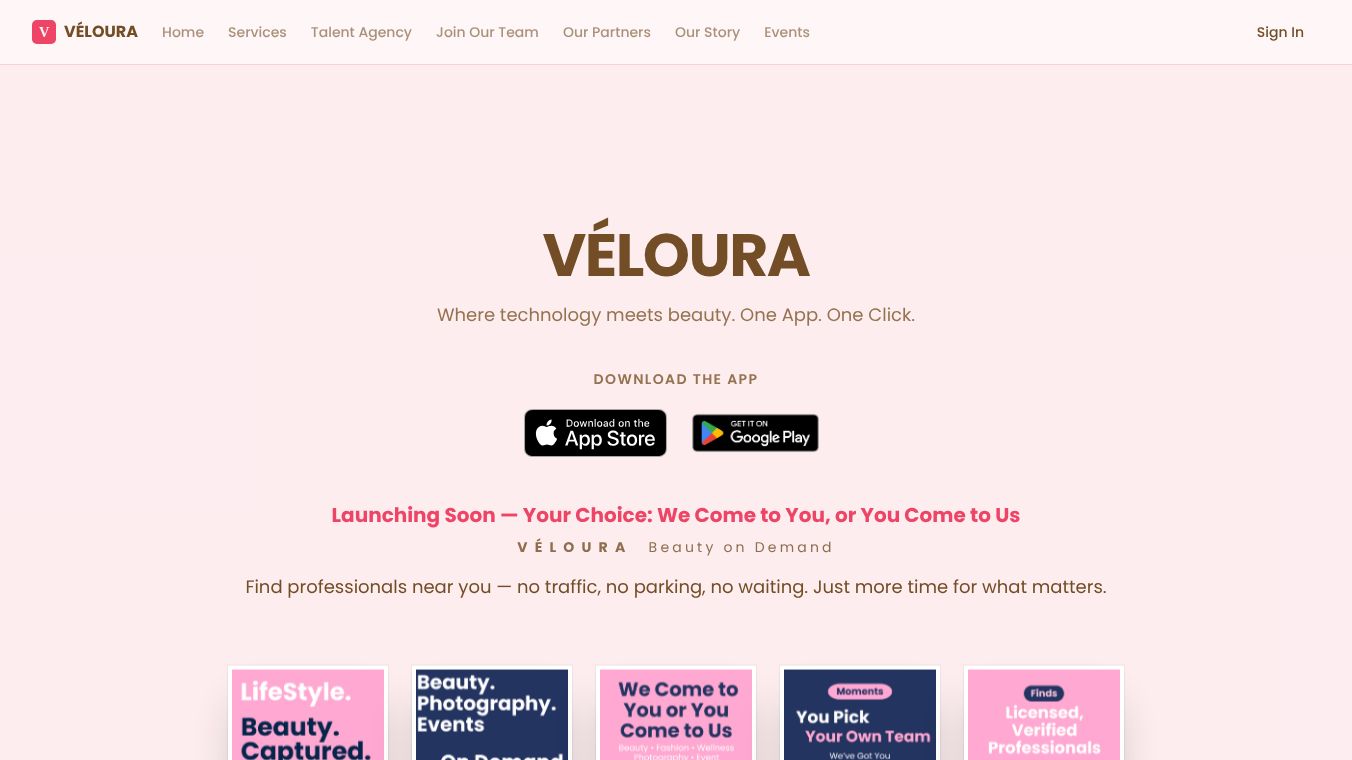 VÉLOURA Beauty on Dmeand