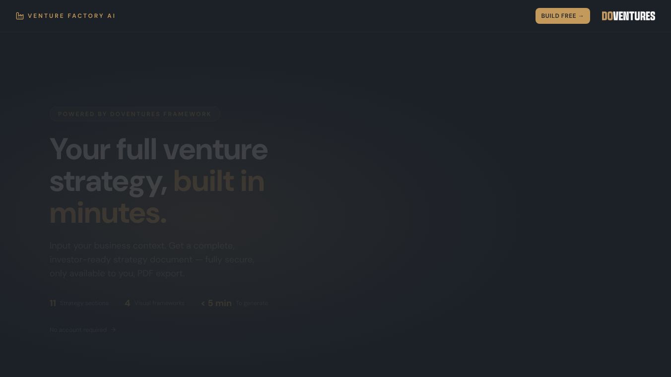 Venture Factory AI