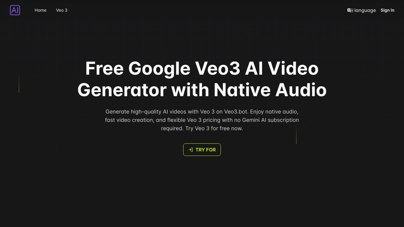 Veo3.bot: Free Veo 3 AI Video Generation