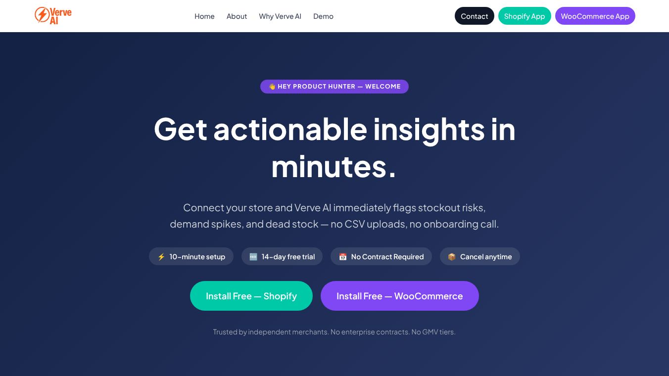Verve AI ecommerce inventory agent