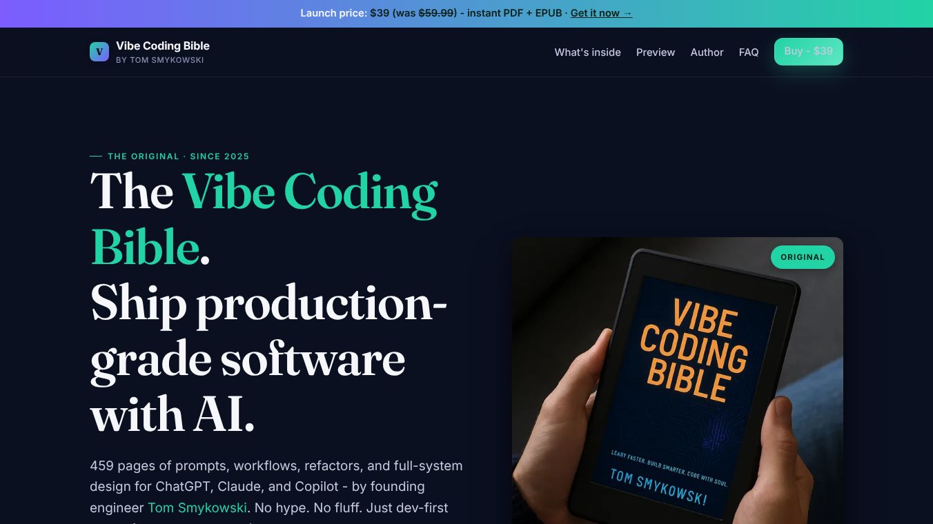 Vibe Coding Bible: The Original