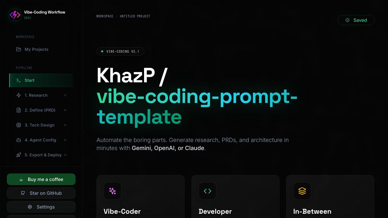 Vibe-Coding Workflow Webapp