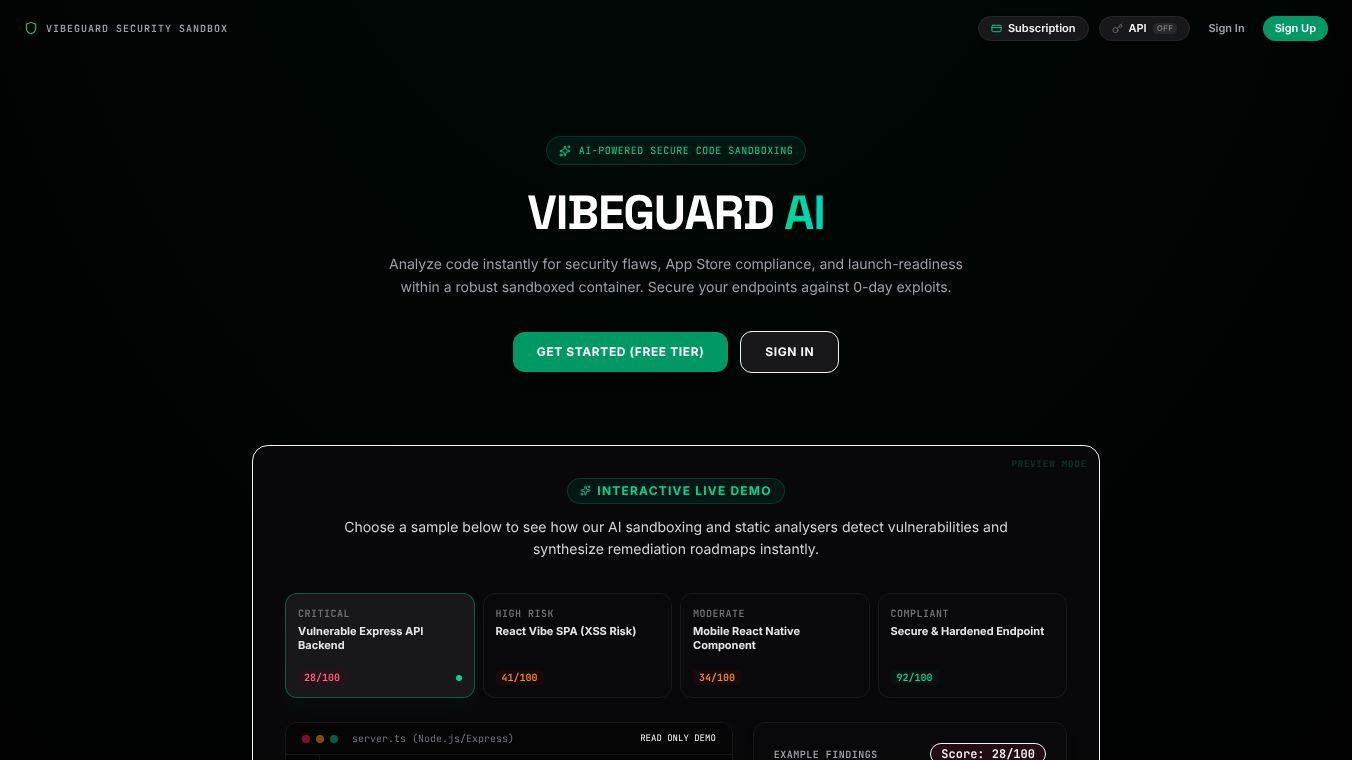 Vibe Guard AI